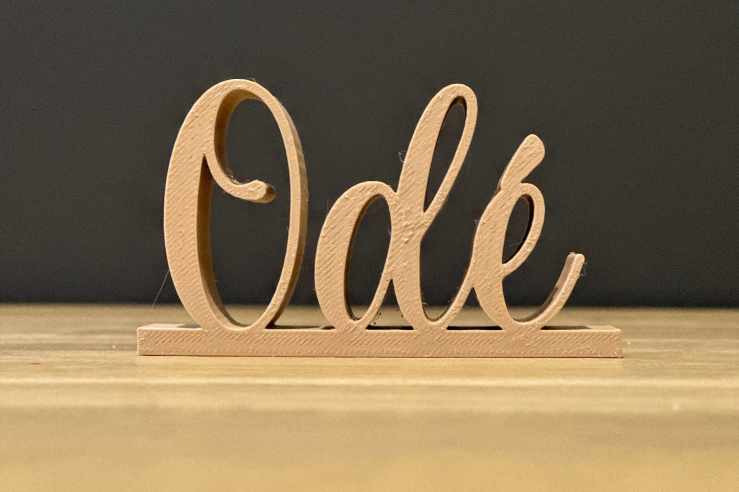 Vrijstaande 3D naambord