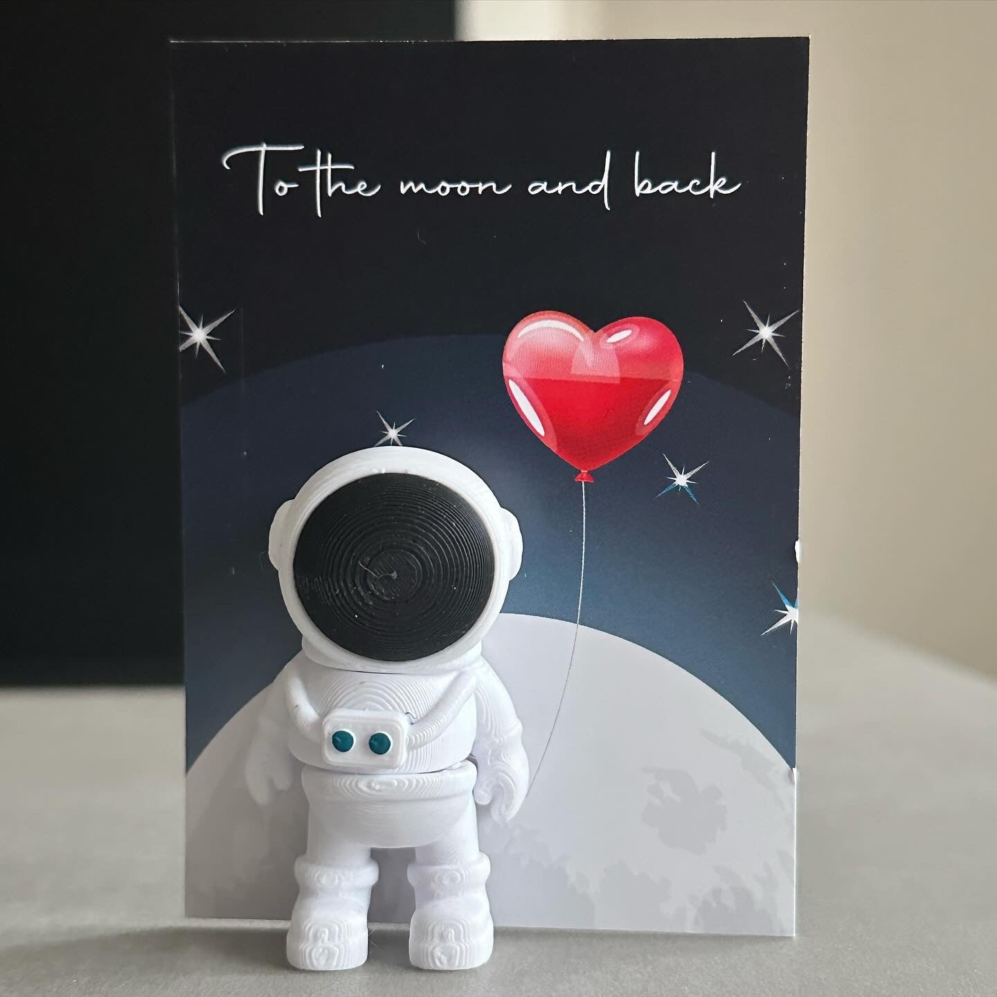 Astronaut incl kaartje