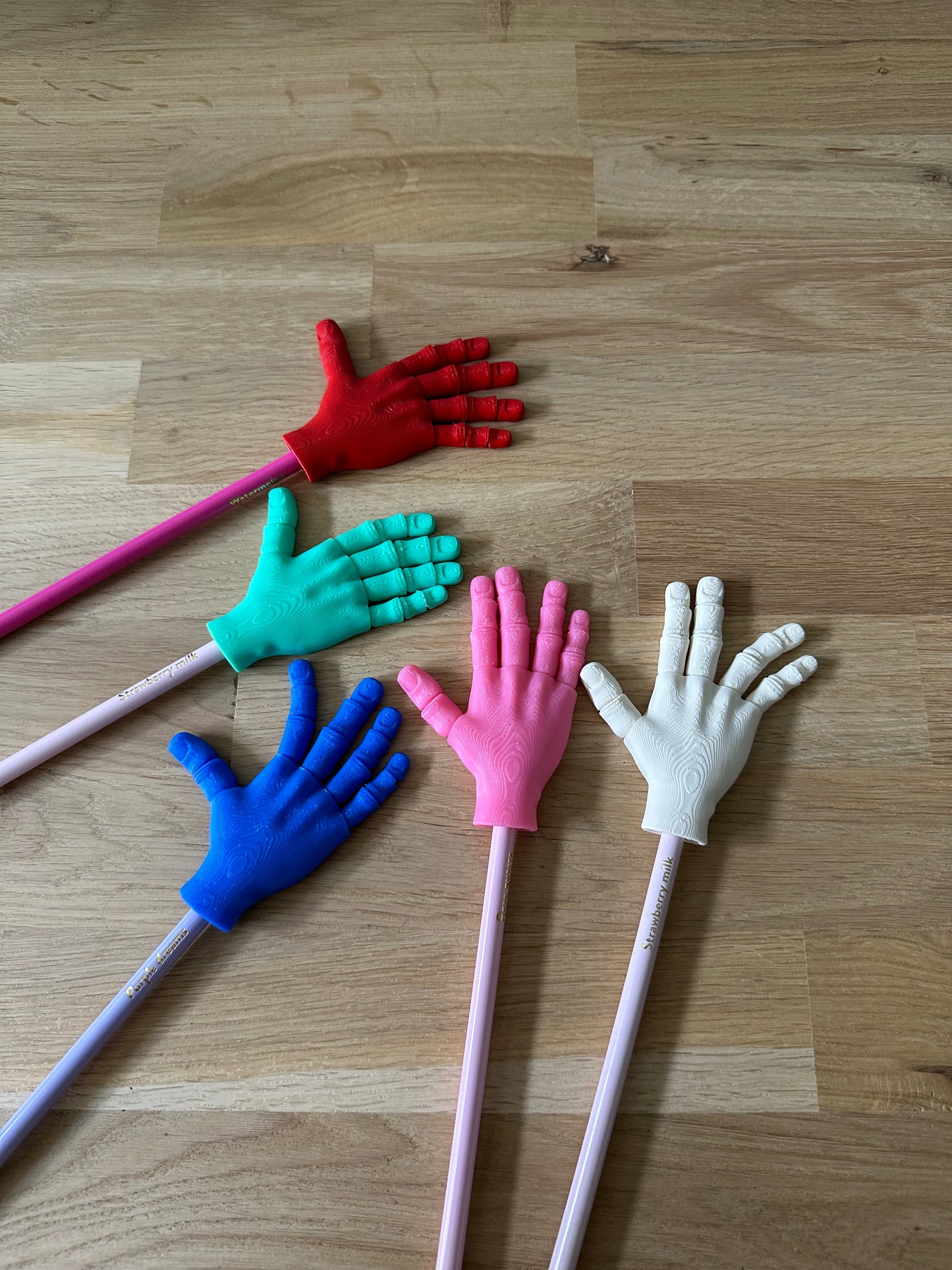 Handje op potlood