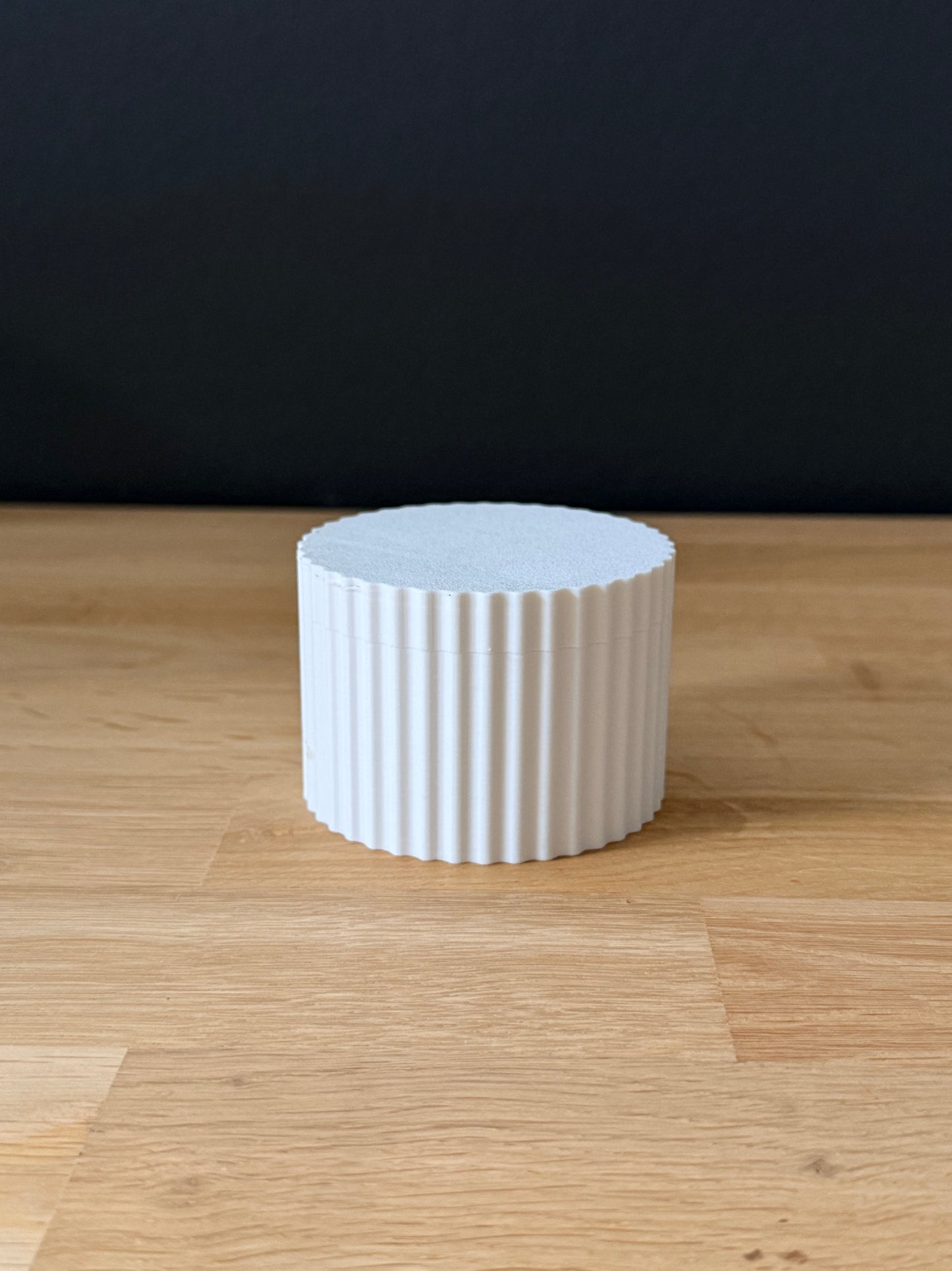Compact wattenschijfjes reisdoosje met schroefdeksel