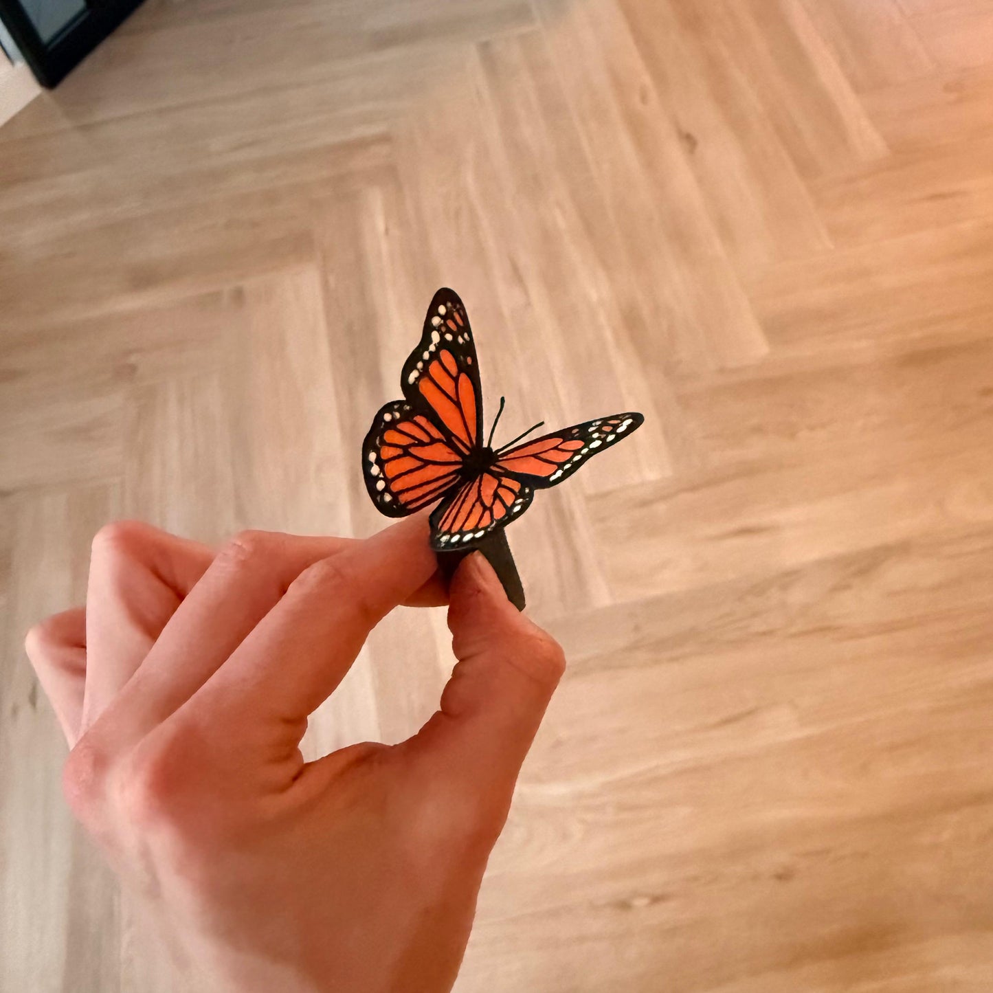 Boekenlegger van een Monarch vlinder