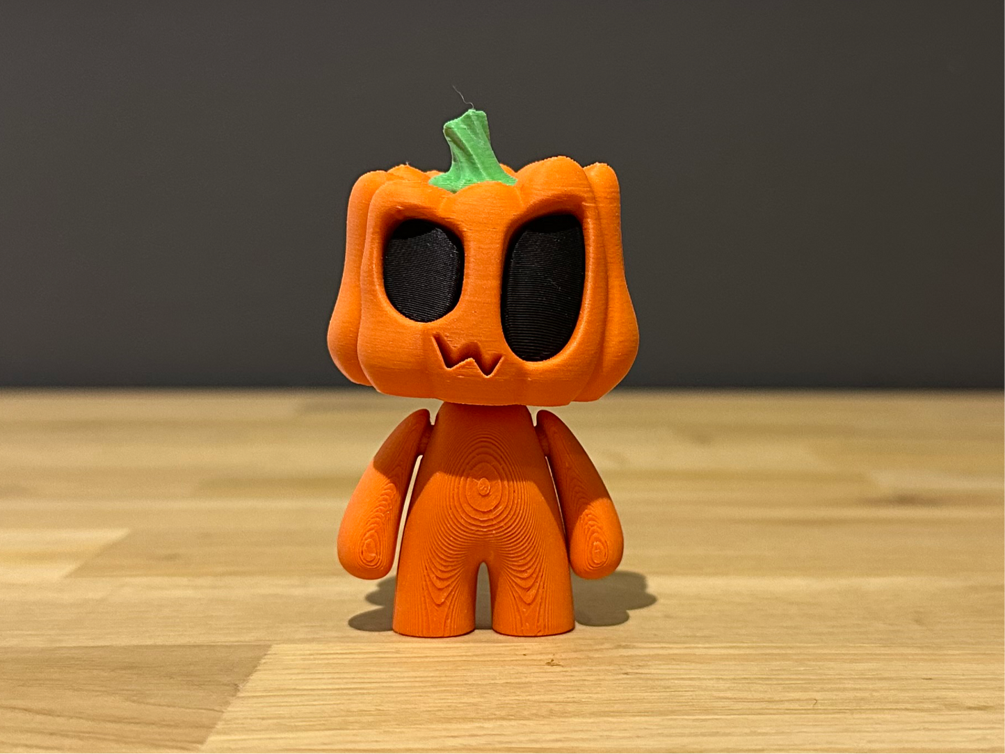 Ondeugend halloween Pompoen mannetje