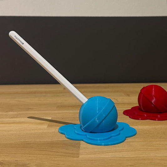3D-geprinte lolly penhouder – speels ontwerp voor Apple Pencil, potloden en pennen