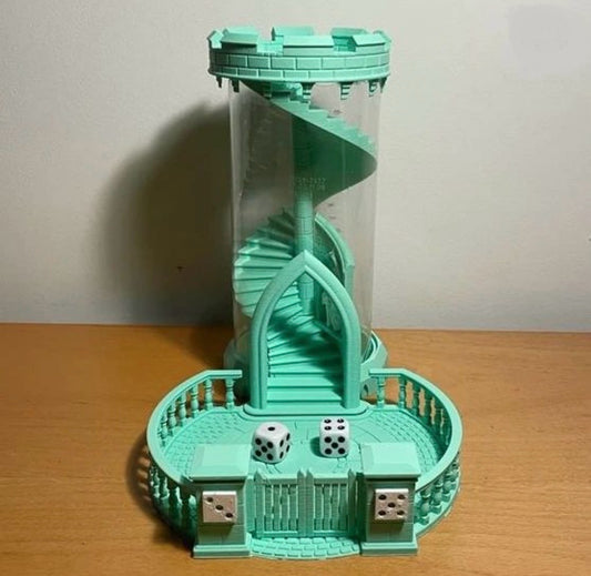 Middeleeuwse wenteltrap Dobbeltoren met ridder