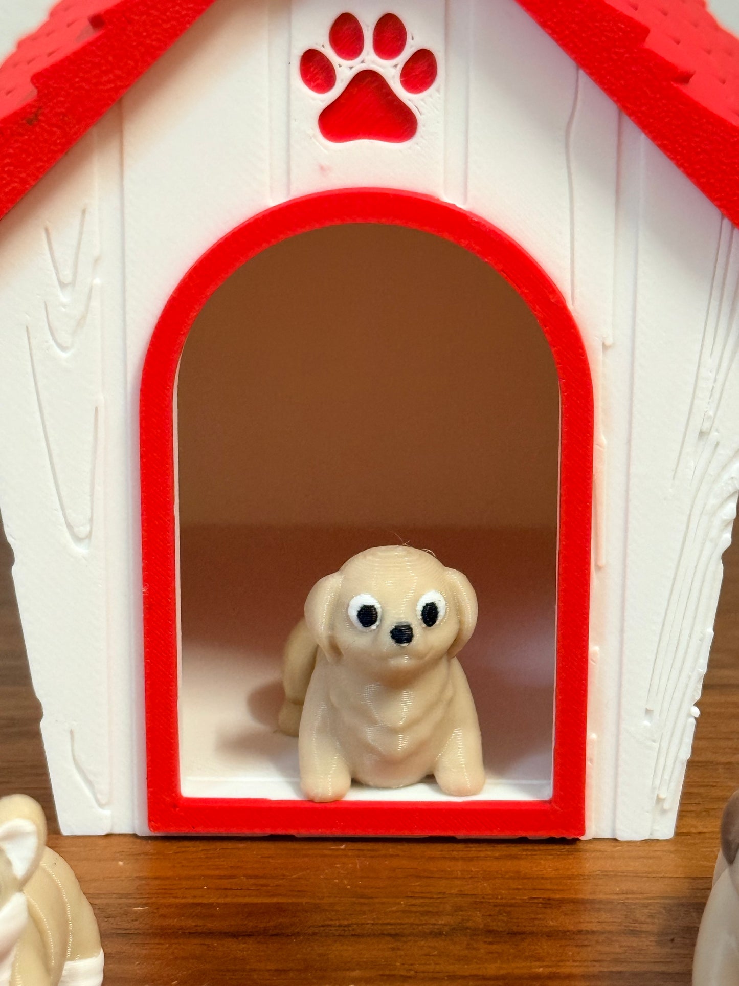 Mini puppy speelset met magnetisch hondenhok
