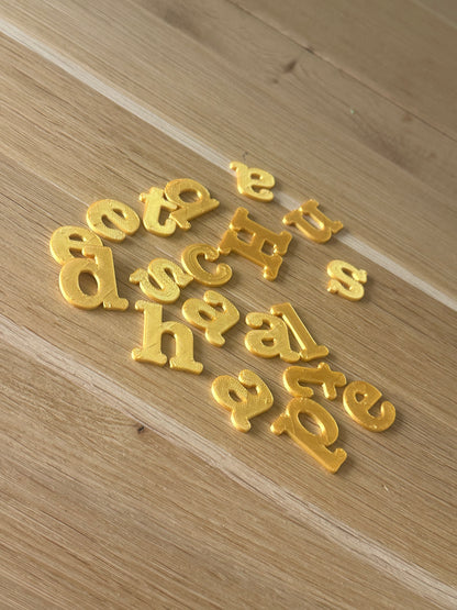 scrapbook letters hoofdletters en kleine letters