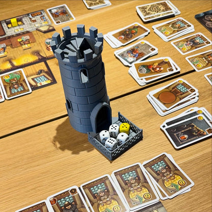 Dobbeltoren, dice tower