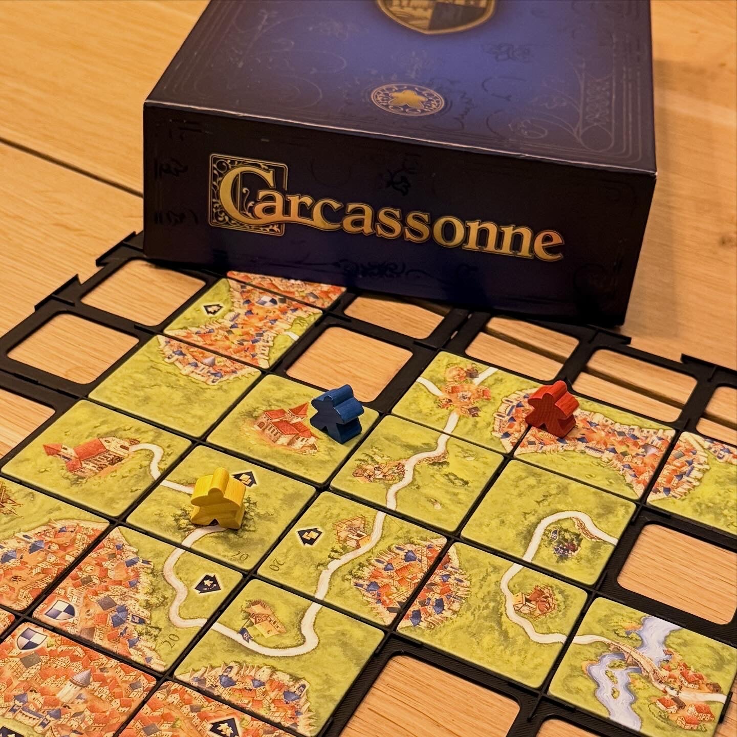 Carcasonne tegel houders (16x)