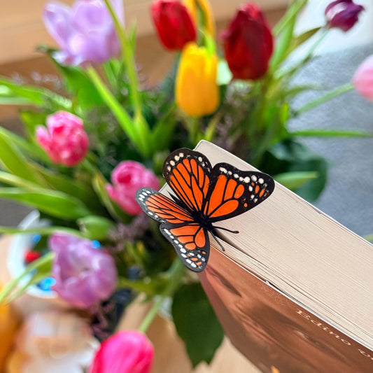 Boekenlegger van een Monarch vlinder