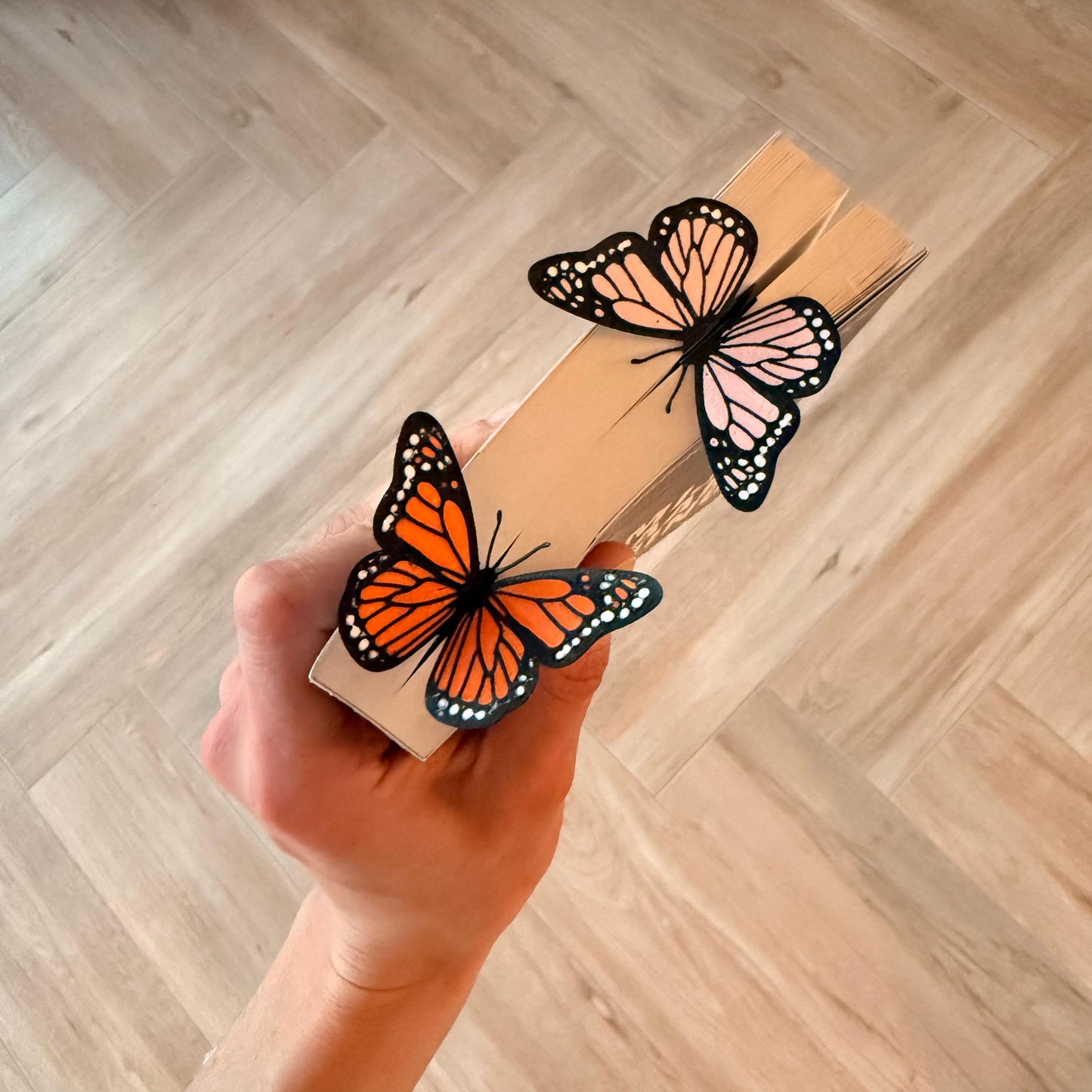 Boekenlegger van een Monarch vlinder