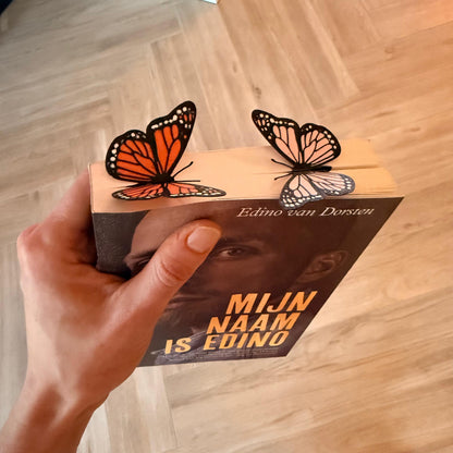 Boekenlegger van een Monarch vlinder