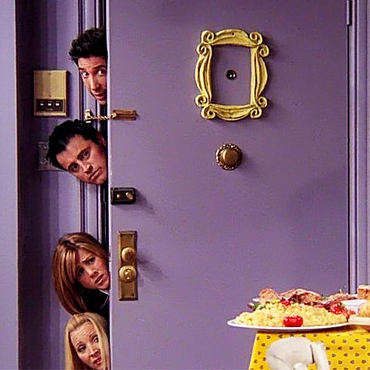 Friends Monica's Deur Sleutelhouder | Handgemaakte 3D Sleutelrek