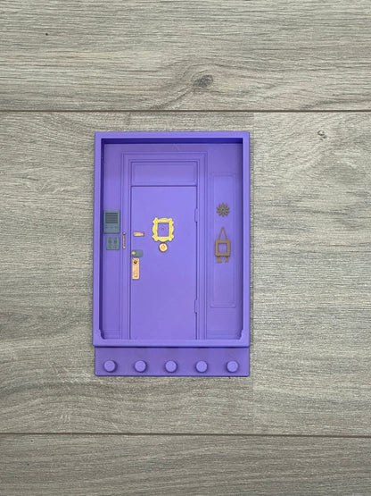 Friends Monica's Deur Sleutelhouder | Handgemaakte 3D Sleutelrek