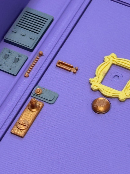 Friends Monica's Deur Sleutelhouder | Handgemaakte 3D Sleutelrek